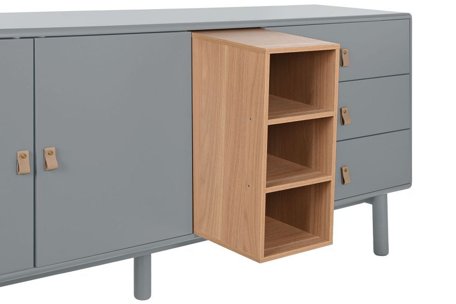 Komoda Simply skandynawska szara 180 cm - Item International