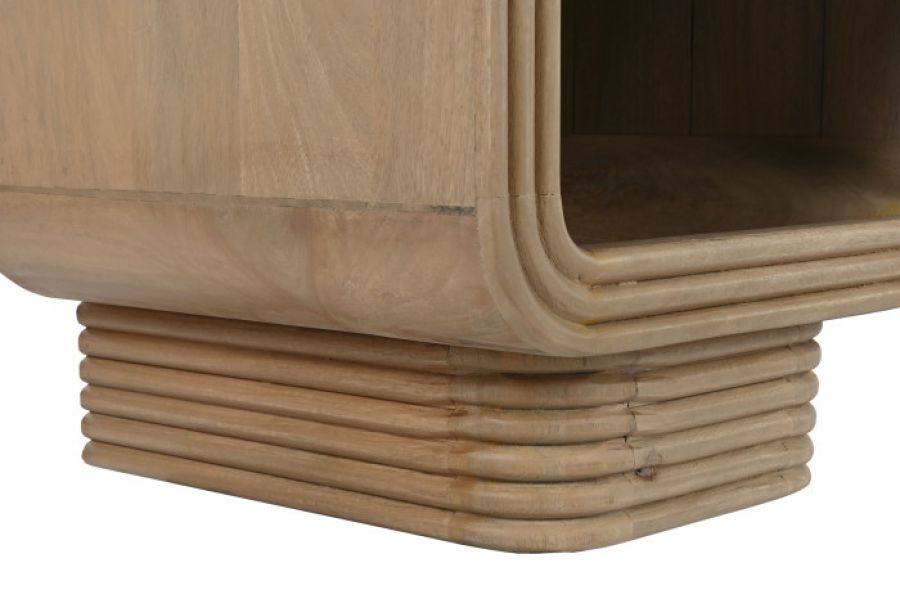 Komoda Space szafka nocna rattan drewniana - Item International