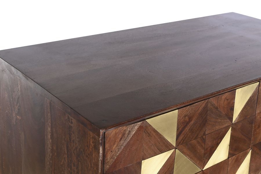 Komoda Spectrum drewno mango złota - Item International
