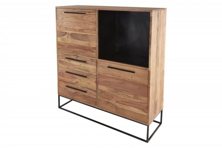 Komoda Straight 120cm drewniana - Invicta Interior
