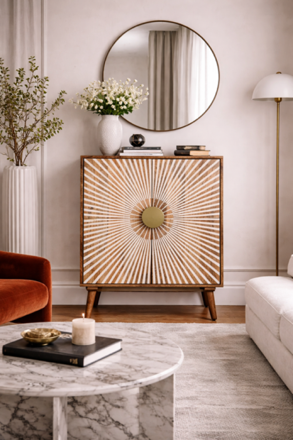 Komoda Sunset drewniana mango 80 cm - Item International