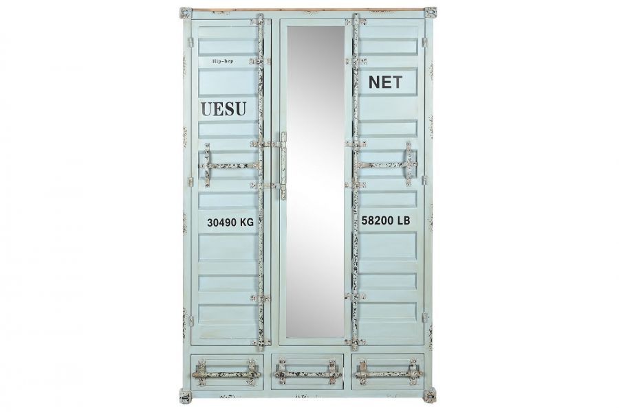 Komoda szafa garderoba Container niebieska - Item International