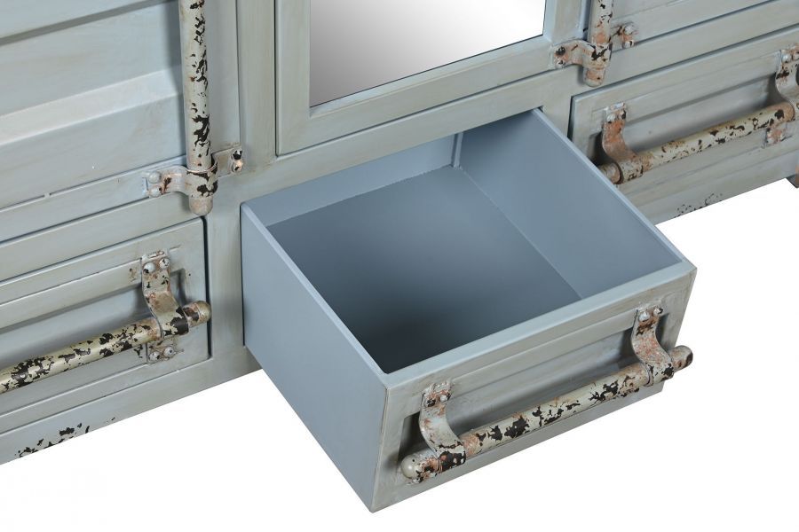 Komoda szafa garderoba Container niebieska - Item International