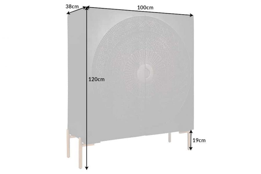 Komoda Szafa Mandala - Invicta Interior