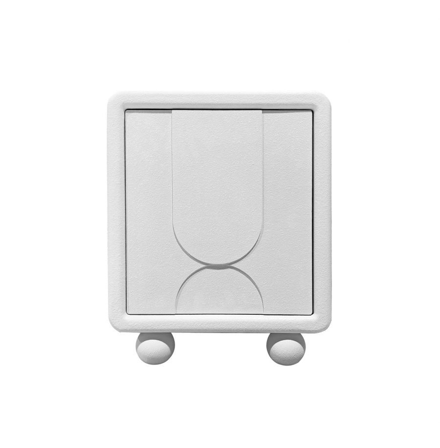 Komoda szafka nocna Japandi 3D ivory - Item International
