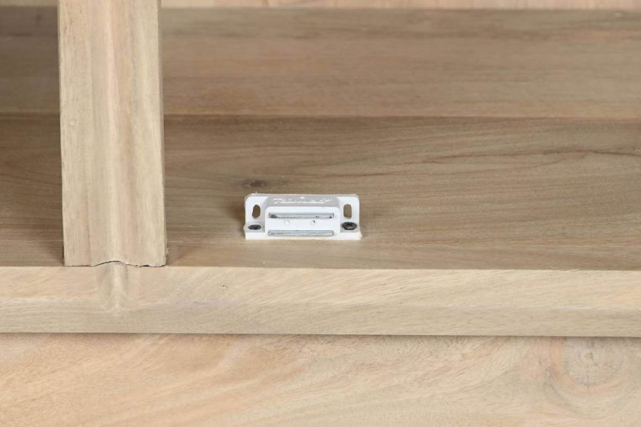Komoda witryna drewniana Cristal z drewna mango RTV pod TV - Item International