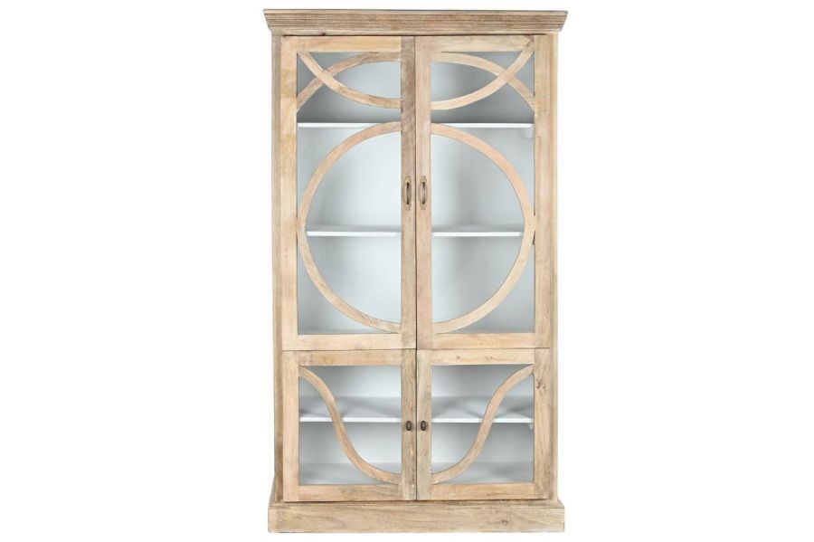 Komoda witryna drewniana Stylized natur - Item International