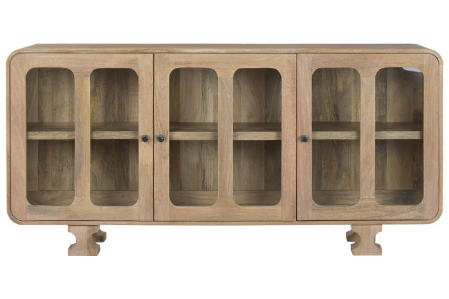 Komoda witryna Valencia z drewna mango 175 cm - Item International