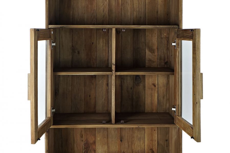 Komoda witryna Wood Craft drewno z recyklingu  - Item International