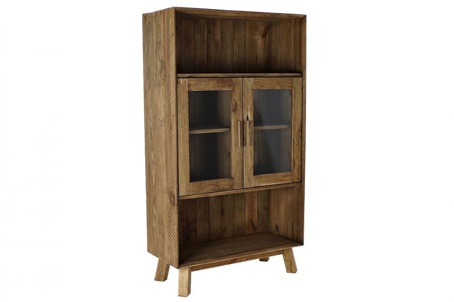 Komoda witryna Wood Craft drewno z recyklingu  - Item International