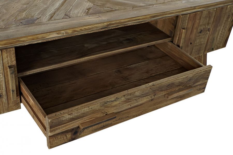 Komoda Wood Craft drewno z recyklingu RTV pod TV 180 cm - Item International