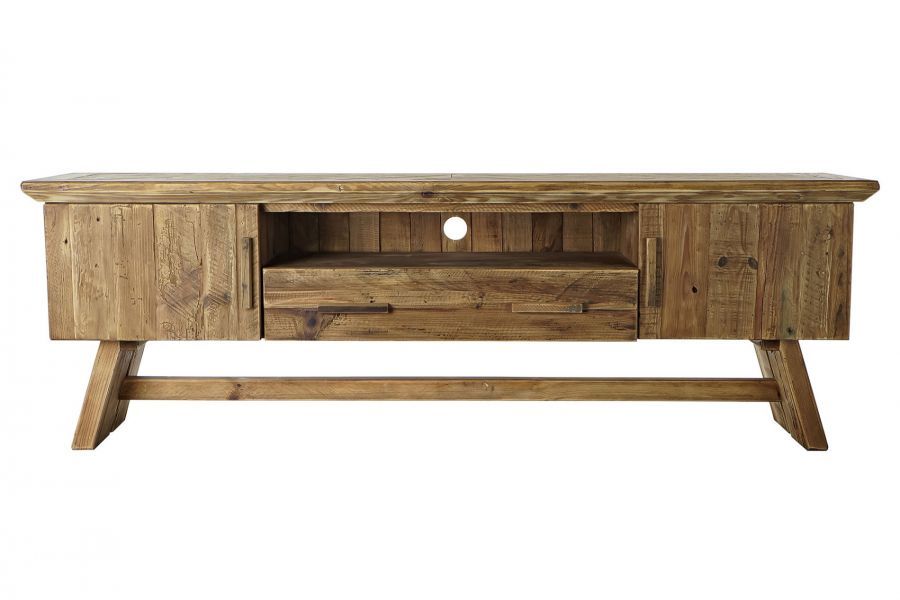 Komoda Wood Craft drewno z recyklingu RTV pod TV 180 cm - Item International