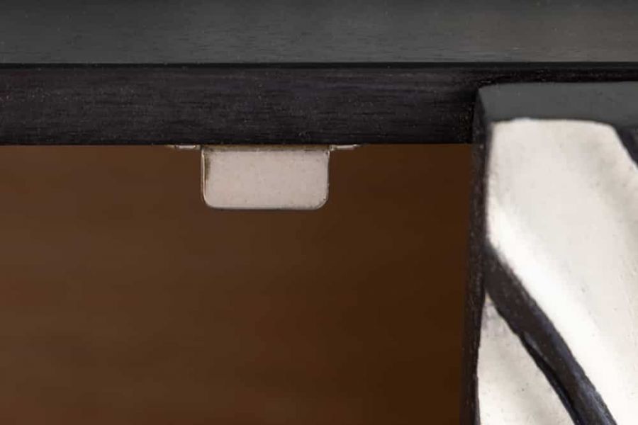 Komoda Zen Circle 3D drewno mango 177 cm biała - Invicta Interior