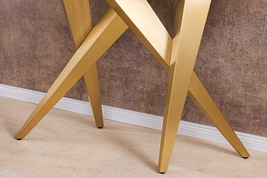 Konsola Art Living 140 cm biały marmur - Invicta Interior