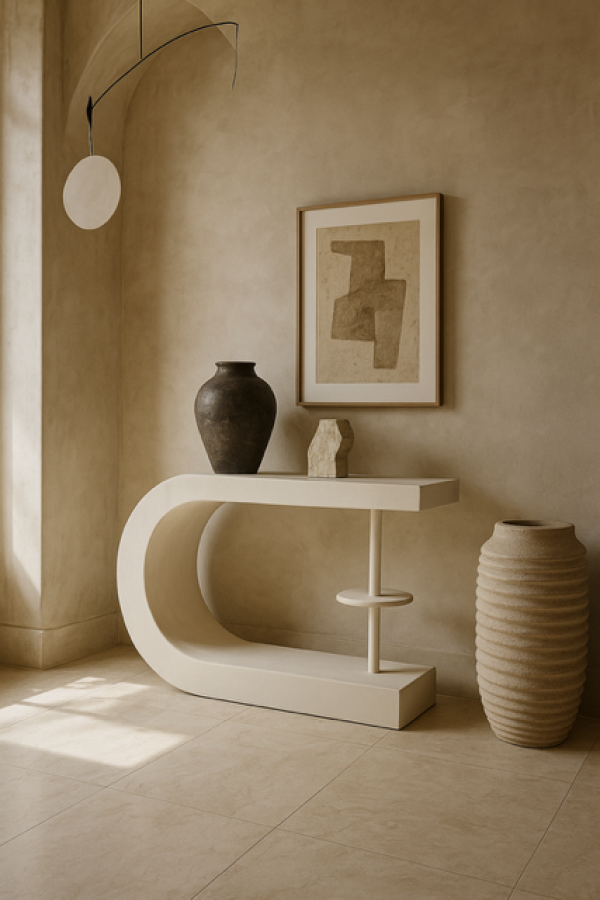 Konsola Cement biała ivory - Item International