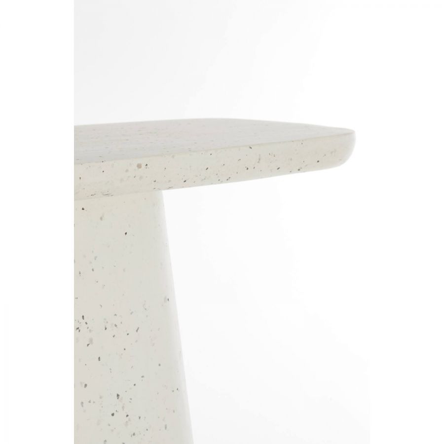 Konsola Cement terrazzo biała  - Light & Living
