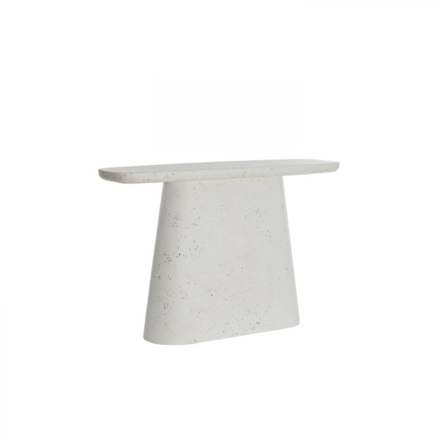 Konsola Cement terrazzo biała  - Light & Living