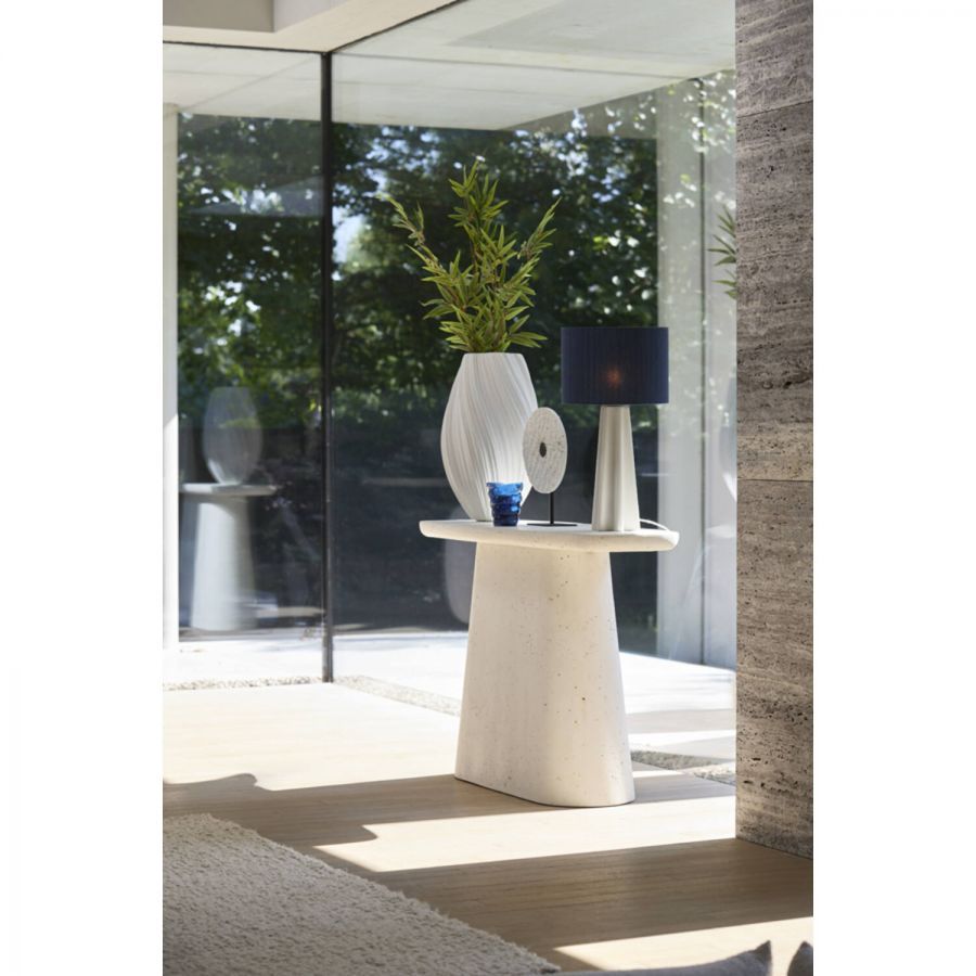 Konsola Cement terrazzo biała  - Light & Living