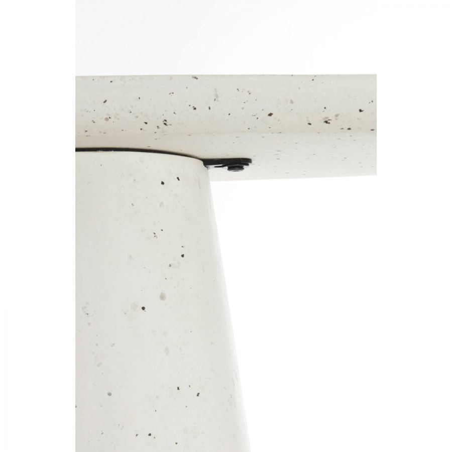 Konsola Cement terrazzo biała  - Light & Living