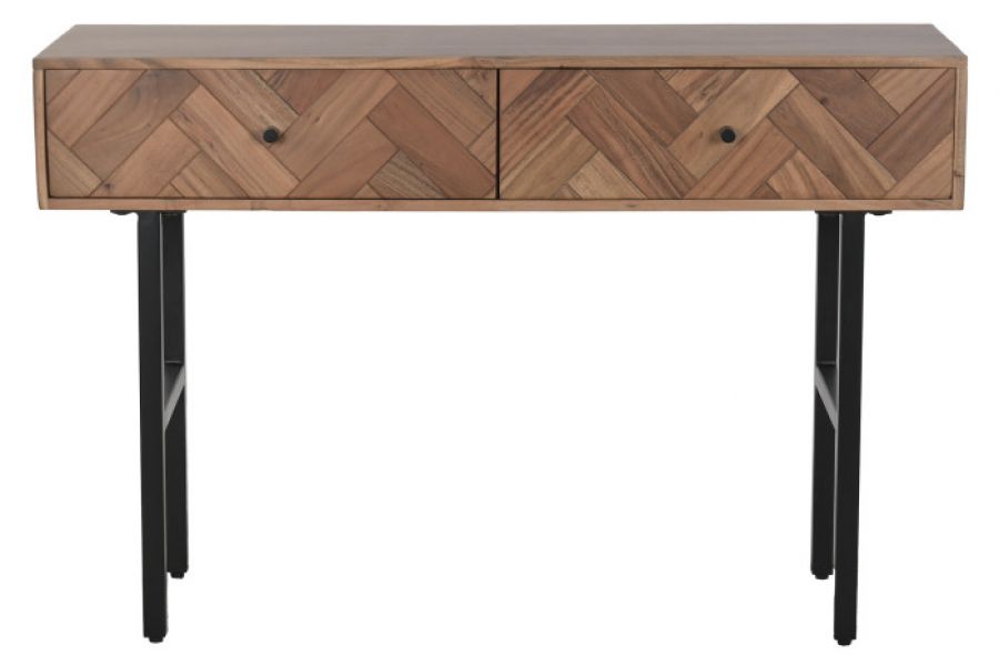 Konsola drewniana Chevron