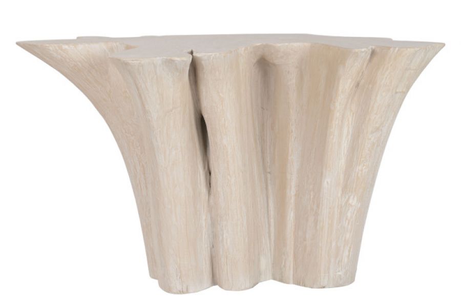 Konsola drewniana Root Blanc