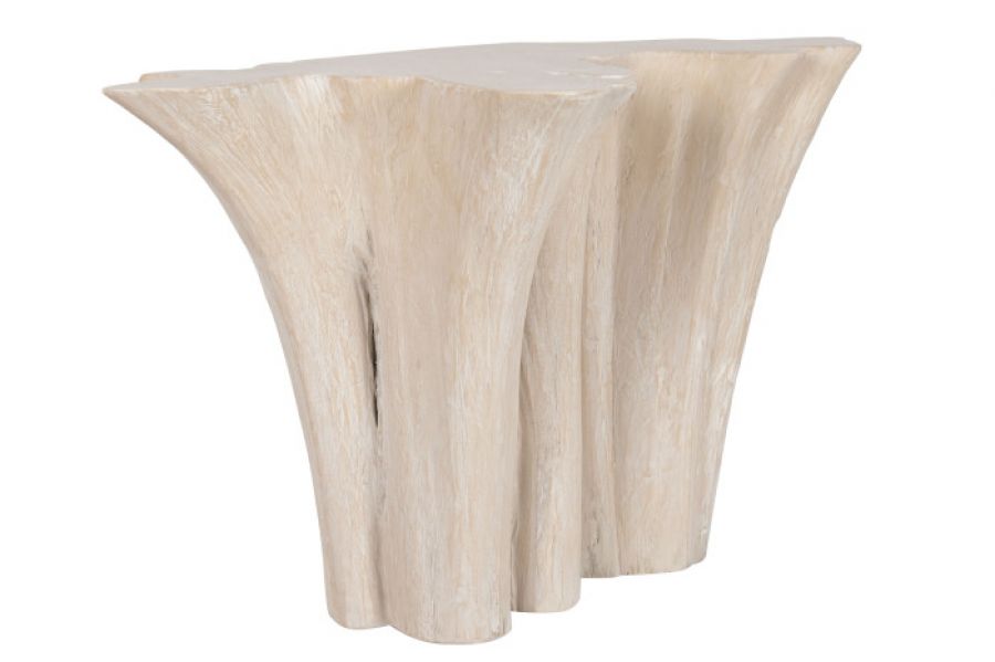 Konsola drewniana Root Blanc