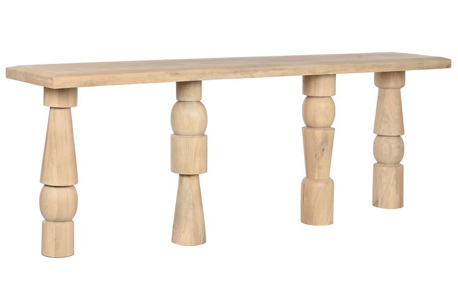 Konsola drewniana Work of Art Japandi 216 cm - Item International