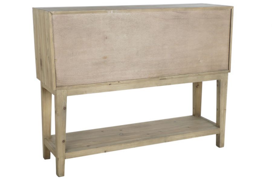 Konsola drewniana z szufladami 140 cm