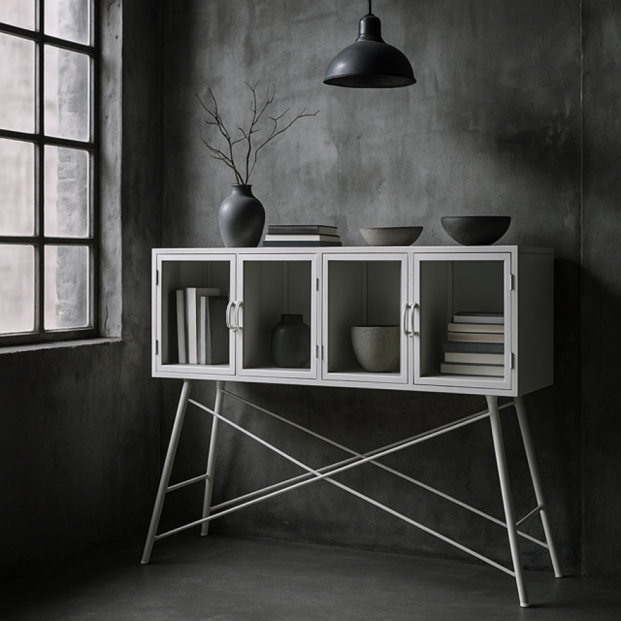 Konsola kredens Oslo Loft biała