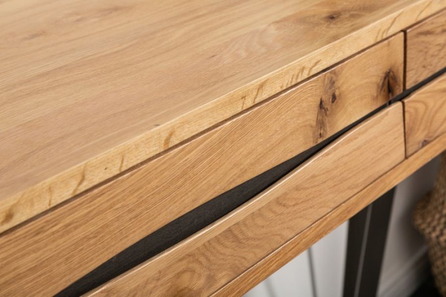 Konsola Living Edge drewniana  - Invicta Interior