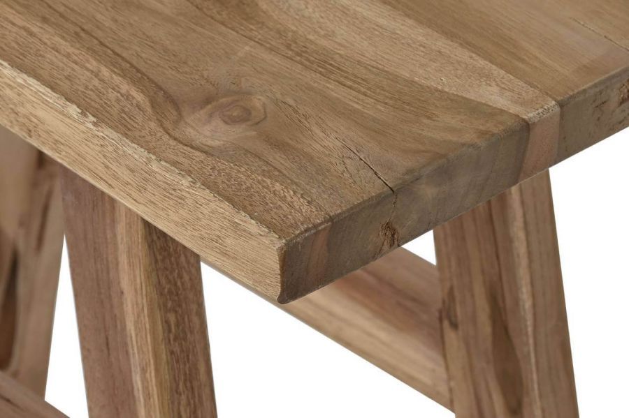 Konsola ze stolikiem z drewna teak