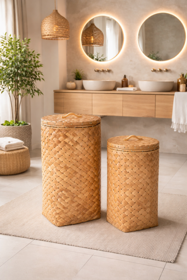 Kosze na pranie boho 2 szt - Atmosphera