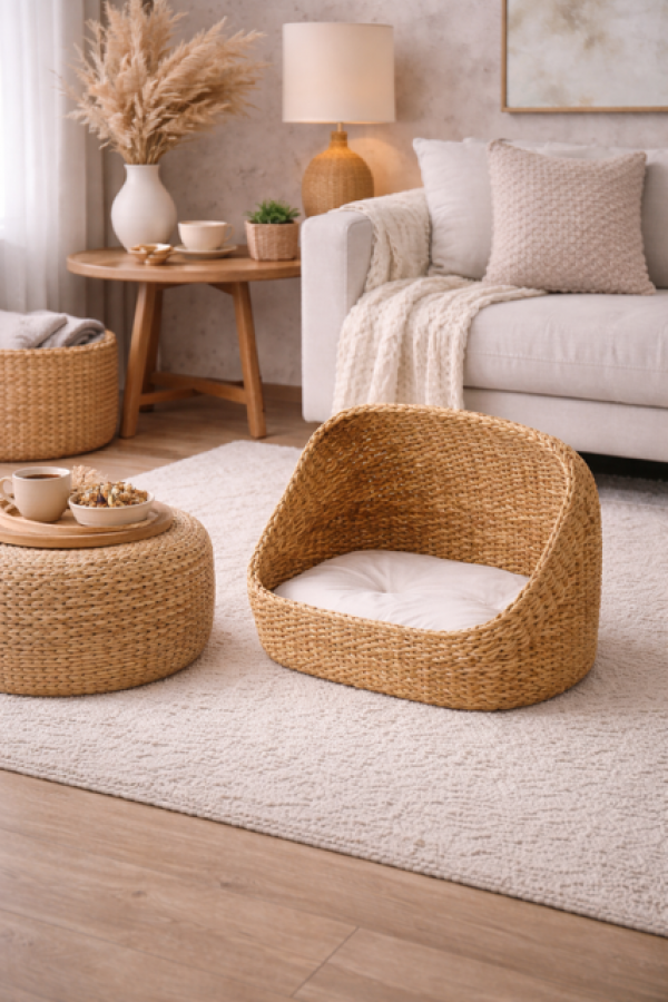 Koszyk boho lux dla psa - Boltze