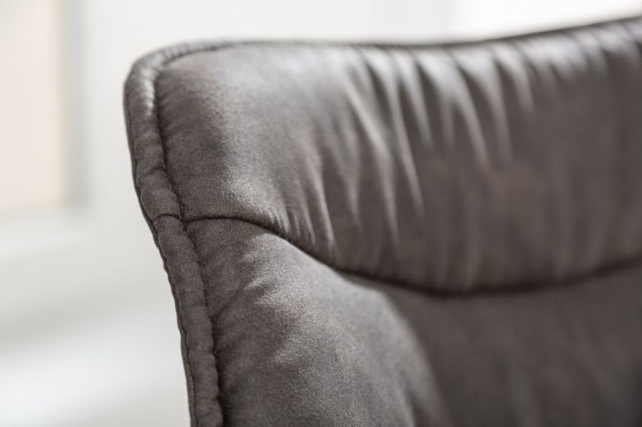 Krzesło barowe Dutch Comfort szary antyczny - Invicta Interior