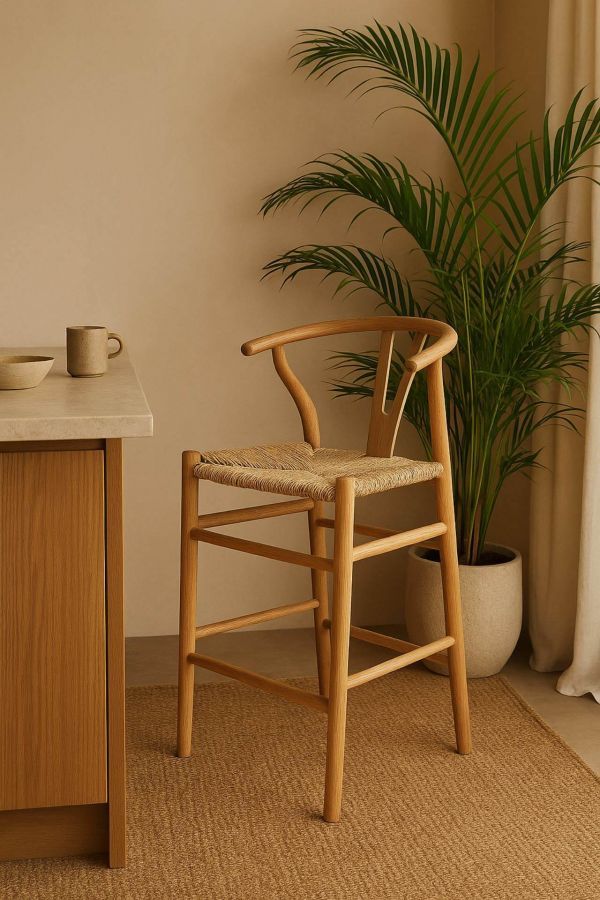 Krzesło barowe hoker Art of design natur  - Item International