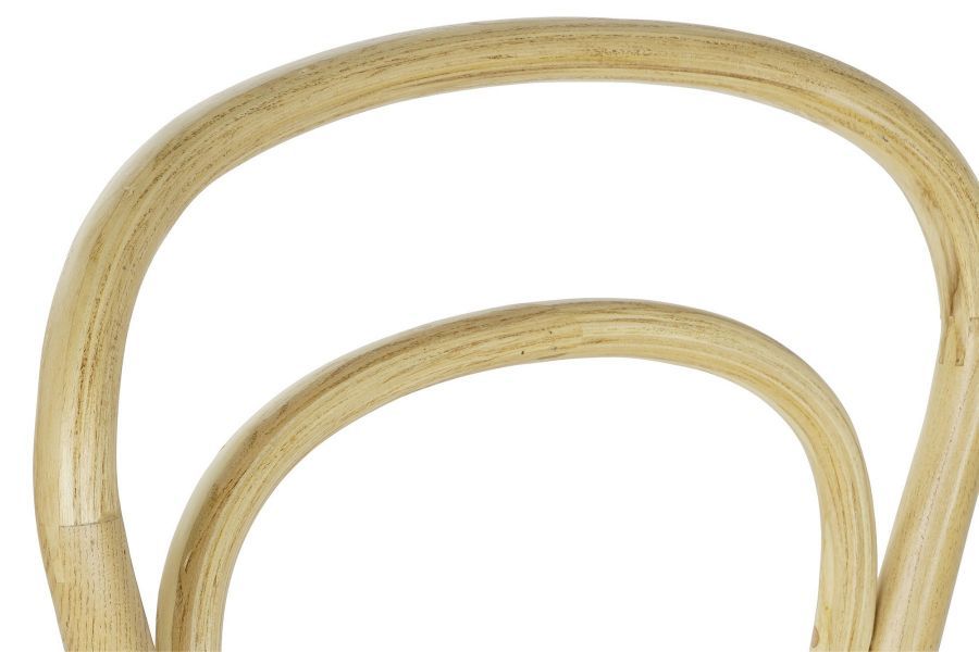 Krzesło barowe hoker rattanowe gięte Icon natural  - Item International