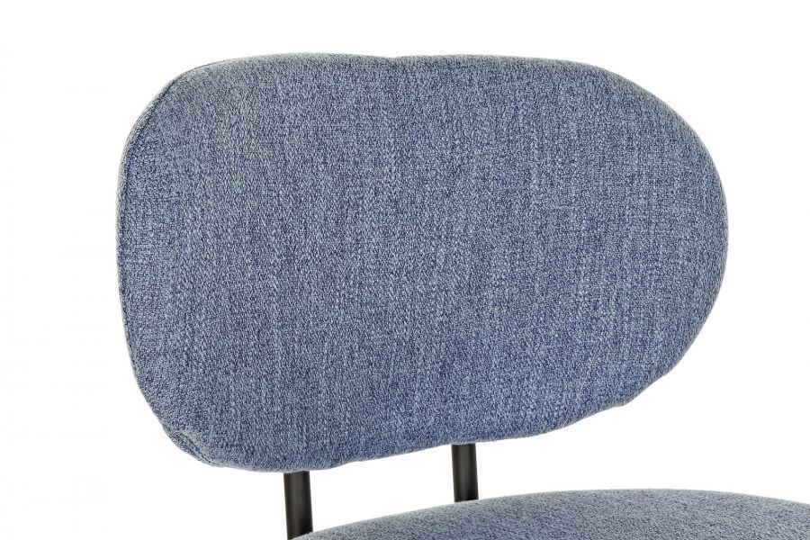 Krzesło barowe hoker retro style denim  - Item International