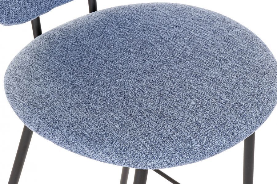 Krzesło barowe hoker retro style denim  - Item International
