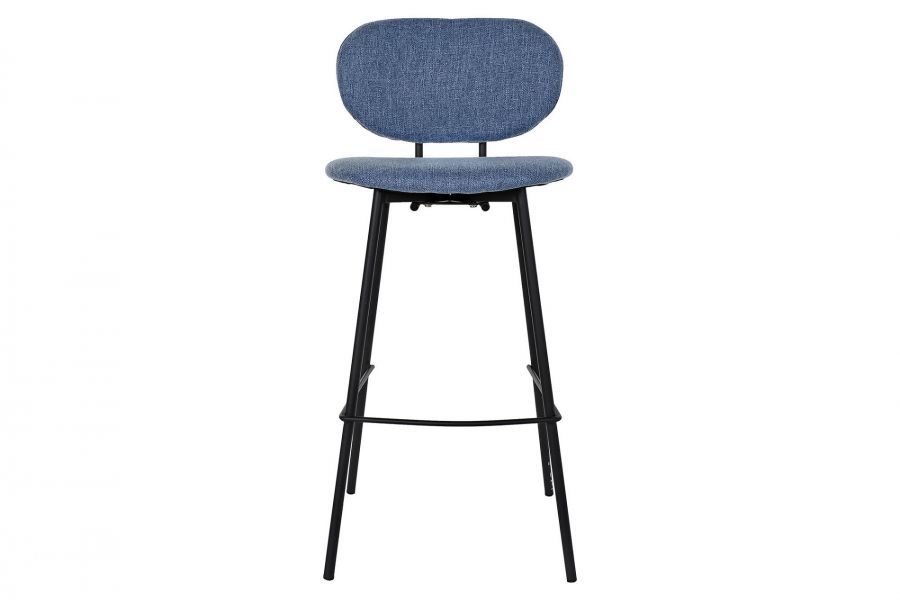 Krzesło barowe hoker retro style denim  - Item International