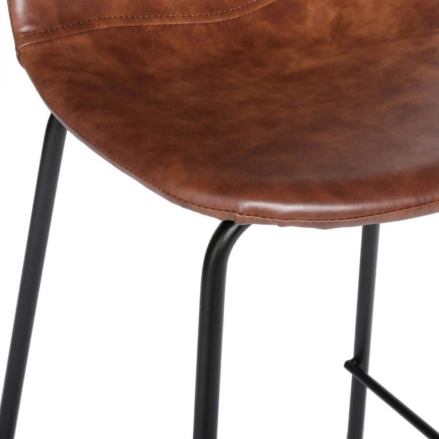 Krzesło barowe Hoker vinted brązowe - Atmosphera