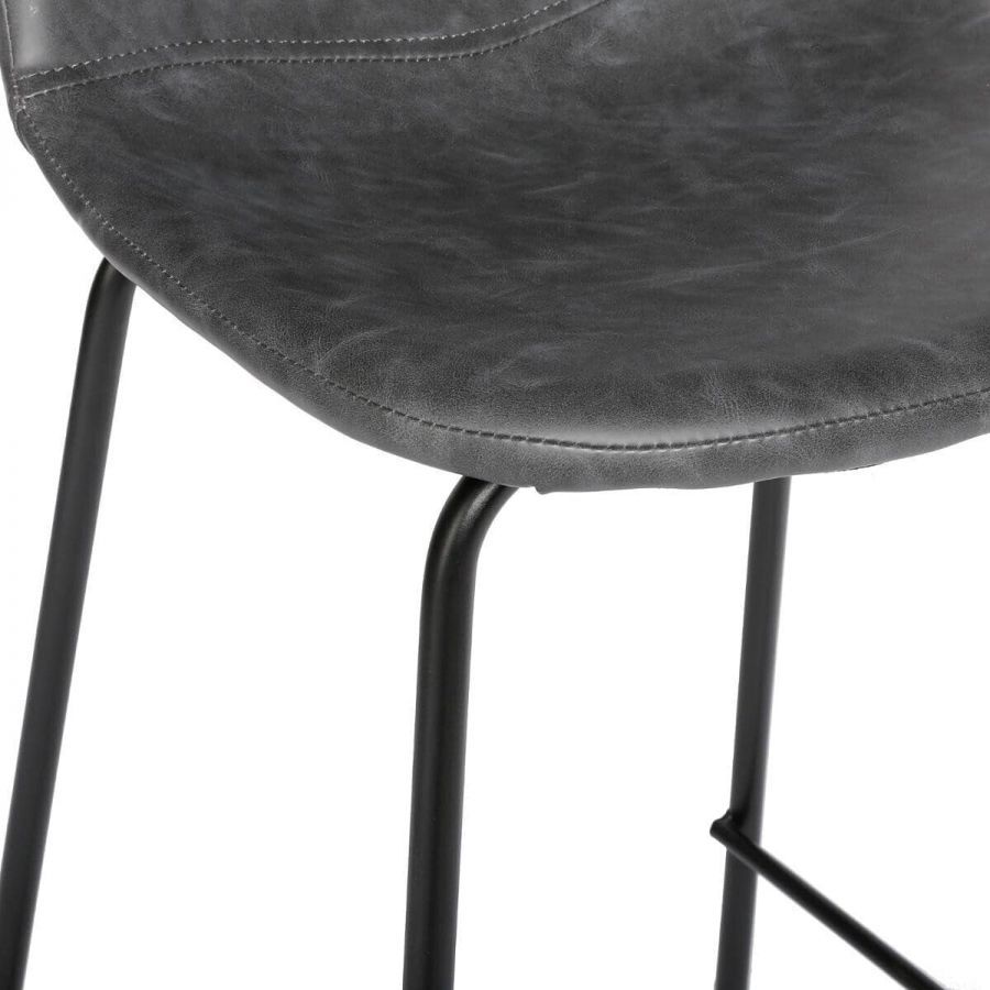 Krzesło barowe Hoker vinted szare - Atmosphera