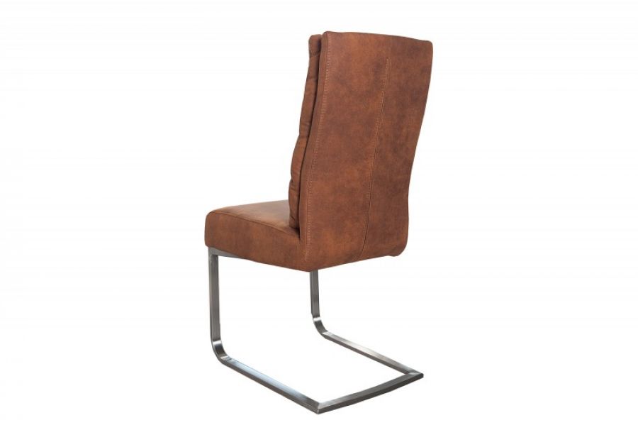 Krzesło Comfort vintage jasnobrązowe  - Invicta Interior