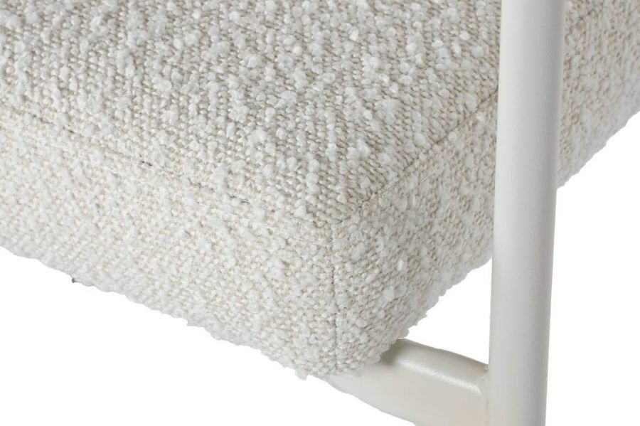 Krzesło Designer chair boucle round - Light & Living