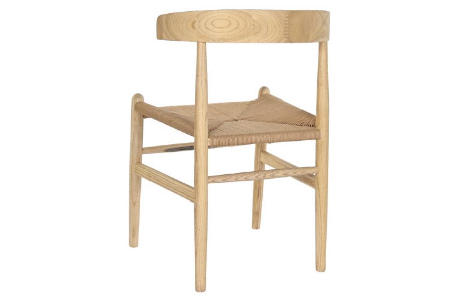 Krzesło designerskie Elm Japandi Natural - Item International
