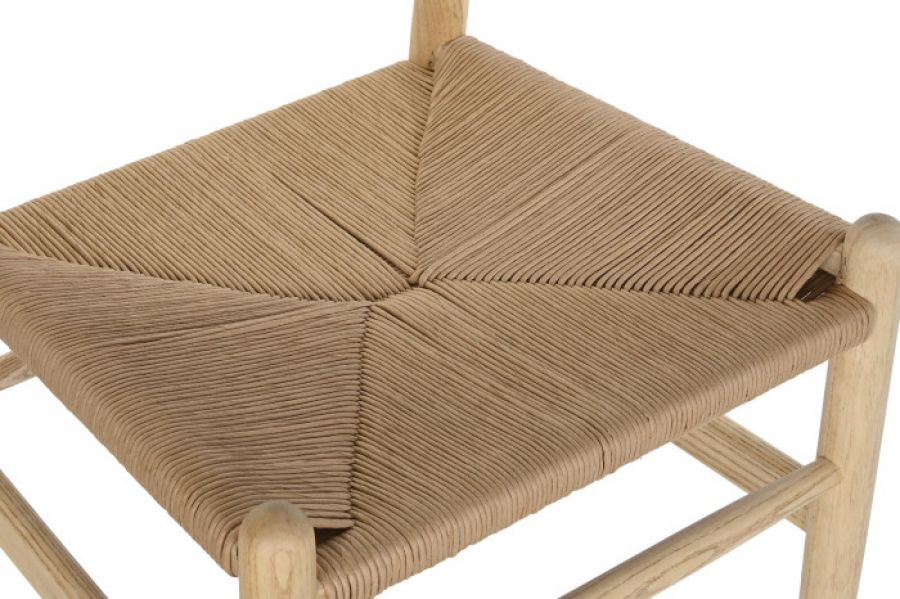 Krzesło designerskie Elm Japandi Natural - Item International