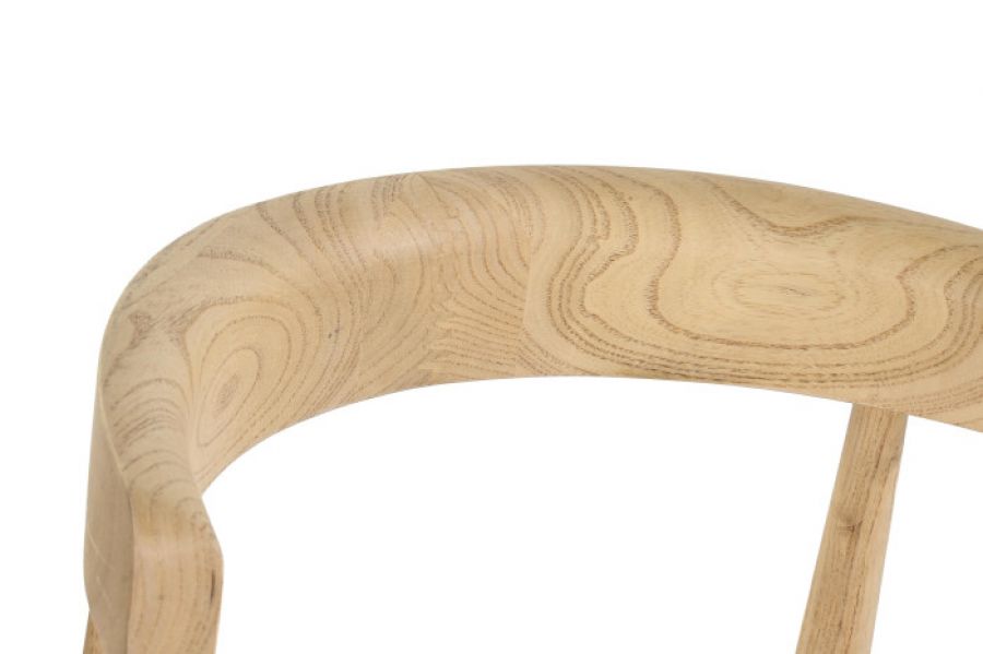 Krzesło designerskie Elm Japandi Natural - Item International