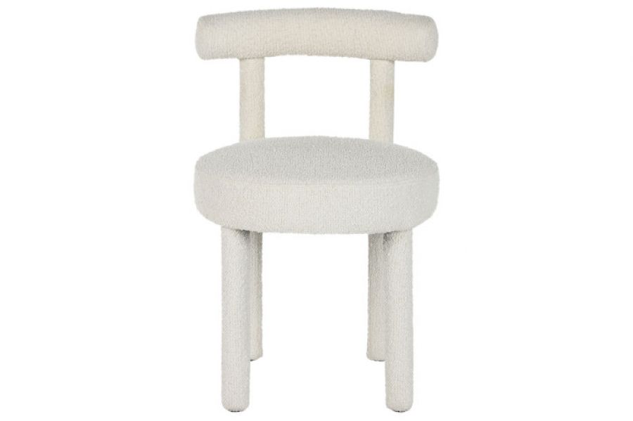 Krzesło designerskie Japandi boucle - Item International