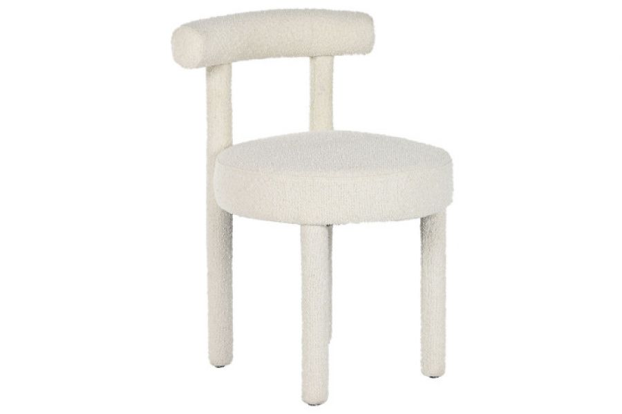 Krzesło designerskie Japandi boucle - Item International