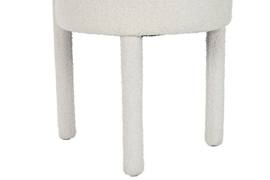 Krzesło designerskie Japandi boucle - Item International