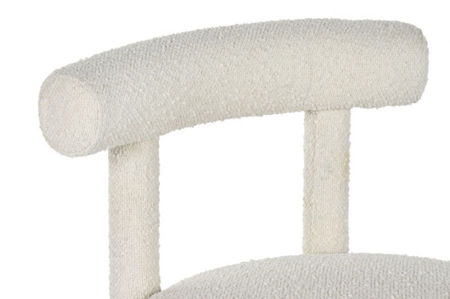 Krzesło designerskie Japandi boucle - Item International